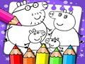 Játék Peppa Pig kifestőkönyv  online