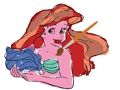 Játék 4GameGround Little Mermaid színezés  online
