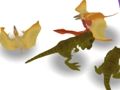 Játék A dinoszauruszok egyesülnek és harcolnak  online