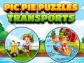 Játék Pic Pie Puzzle Szállítások  online