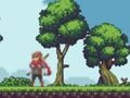 Játék Piros sál platformer  online