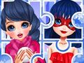 Játék Téli Puzzle  online