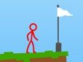 Játék Stickman parkour kézműves  online
