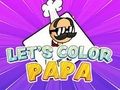 Játék Színezzük ki a papát  online