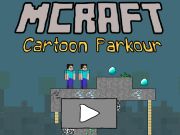 Játék Mcraft rajzfilm parkour online