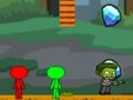 Játék Stickman Bros vs zombik online