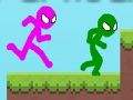 Játék Stickman party parkour online