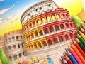 Játék Kifestőkönyv: A római Colosseum  online