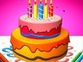 Játék Kifestőkönyv: Torta  online
