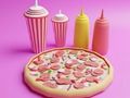 Játék Kifestőkönyv: Pizza  online