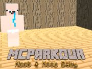 Játék MC Parkour Noob és Noob baby online