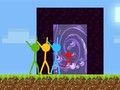 Játék Stickman nyuszi hop trükkök  online