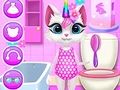 Játék Kitty Unicorn napi ápolás  online