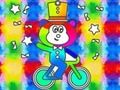 Játék Kifestőkönyv: Monkey Rides Unicycle  online