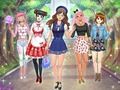 Játék High School Anime Öltöztetős  online