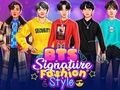 Játék BTS aláírás divat stílus online