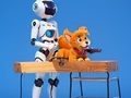Játék Kifestőkönyv: Robot és kutya  online