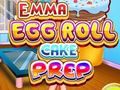 Játék Emma Egg Roll Cake Prep online