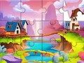 Játék Jigsaw Puzzle: Falu  online
