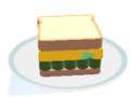 Játék Hamburger hajtogató puzzle online