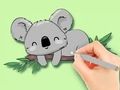 Játék Kifestőkönyv: Két koala  online