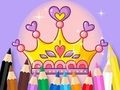 Játék Kifestőkönyv: Princess Crown  online