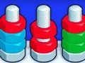 Játék Nuts Puzzle: Rendezés szín szerint  online