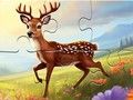 Játék Jigsaw Puzzle: Futó szarvas  online