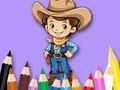 Játék Kifestőkönyv: Cowboy  online