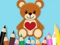Játék Kifestőkönyv: Toy Bear  online