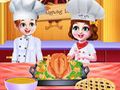 Játék Chef Twins Hálaadás Vacsora főzés  online