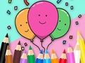 Játék Kifestőkönyv: Celebrate-Léggömbök  online