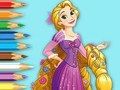 Játék Kifestőkönyv: Rapunzel hercegnő  online
