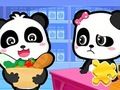 Játék Jigsaw Puzzle: Baby Panda szupermarket  online