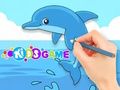 Játék Kifestőkönyv: Aranyos delfin  online