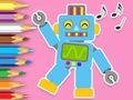 Játék Kifestőkönyv: Robot tánc  online