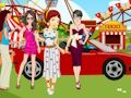 Játék A tematikus park lányok menekülnek online