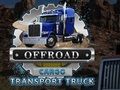 Játék Offroad teherszállító teherautó  online