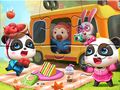 Játék Jigsaw puzzle: kis panda piknik online