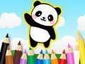 Játék Kifestőkönyv: Aranyos Panda  online