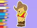 Játék Kifestőkönyv: Cowboy Winnie  online