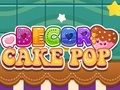 Játék Dekoráció: Cake Pop  online
