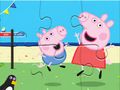 Játék Jigsaw puzzle: peppa szórakoztató nap online