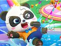 Játék Jigsaw puzzle: Baby Panda Water Park online