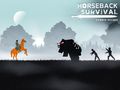 Játék Lóhátú túlélési zombik menekülnek online