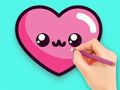 Játék Kifestőkönyv: Lovely Heart  online