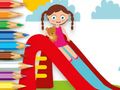 Játék Kifestőkönyv: Playing Slide  online