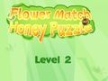 Játék Virágmérkőzés mézes puzzle online