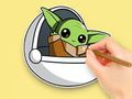 Játék Kifestőkönyv: Yoda mester  online