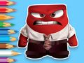 Játék Kifestőkönyv: Inside Out Angry  online